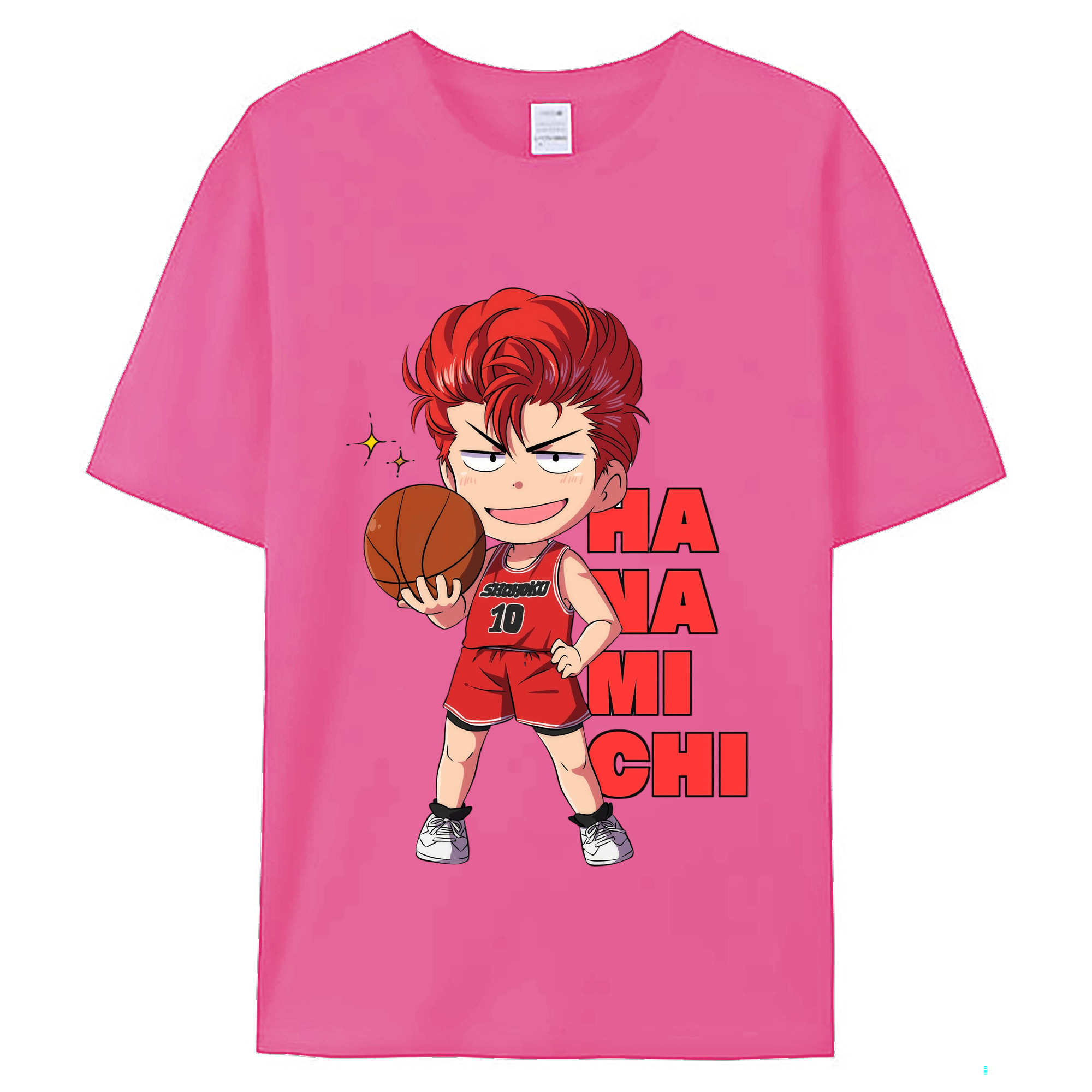 （画像用） SLAM DUNK／スラムダンク レディースカジュアルプリントTシャツ（綿100％）